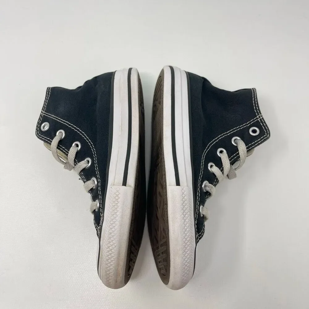 Converse Chuck Taylor All Star High Top Black White Sneakers 3j231 Youth size 12